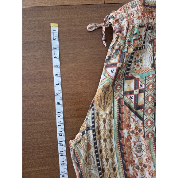 Rachel Zoe Crop Balloon Harem Pants Women's X Large Boho Artsy Ankle Cinch - Picture 8 of 13